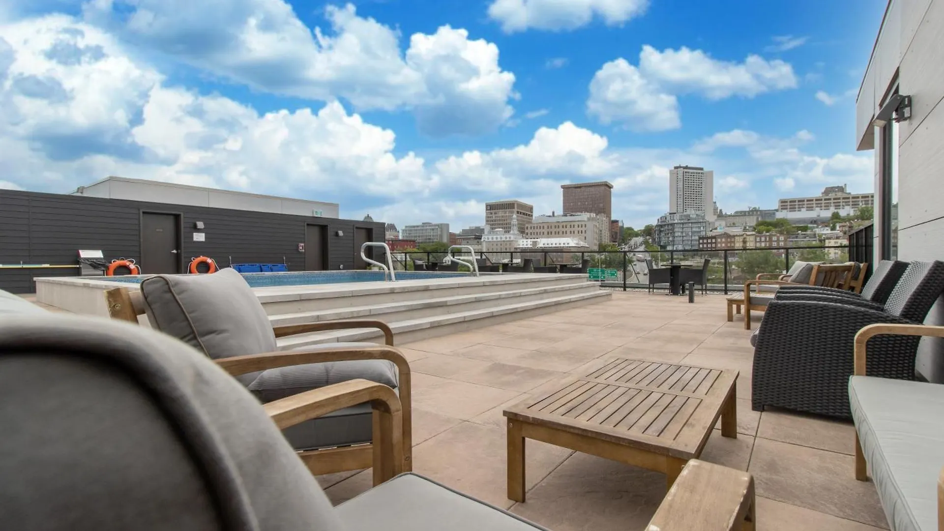 Le Panorama - Parking Gratuit - Toit Terrasse Appartement Québec Canada
